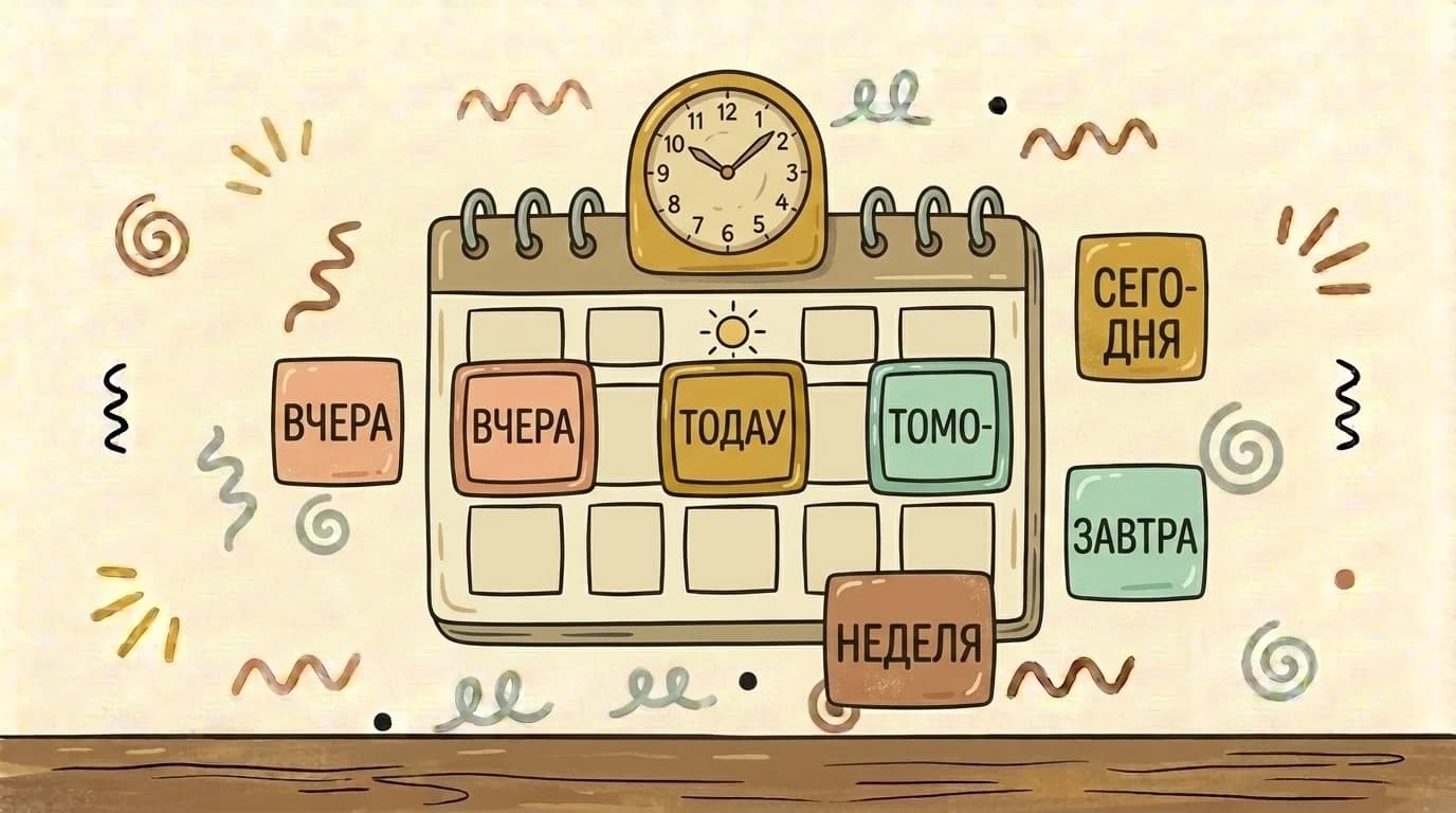 Russian Time Expressions: Yesterday, In a Week, All That