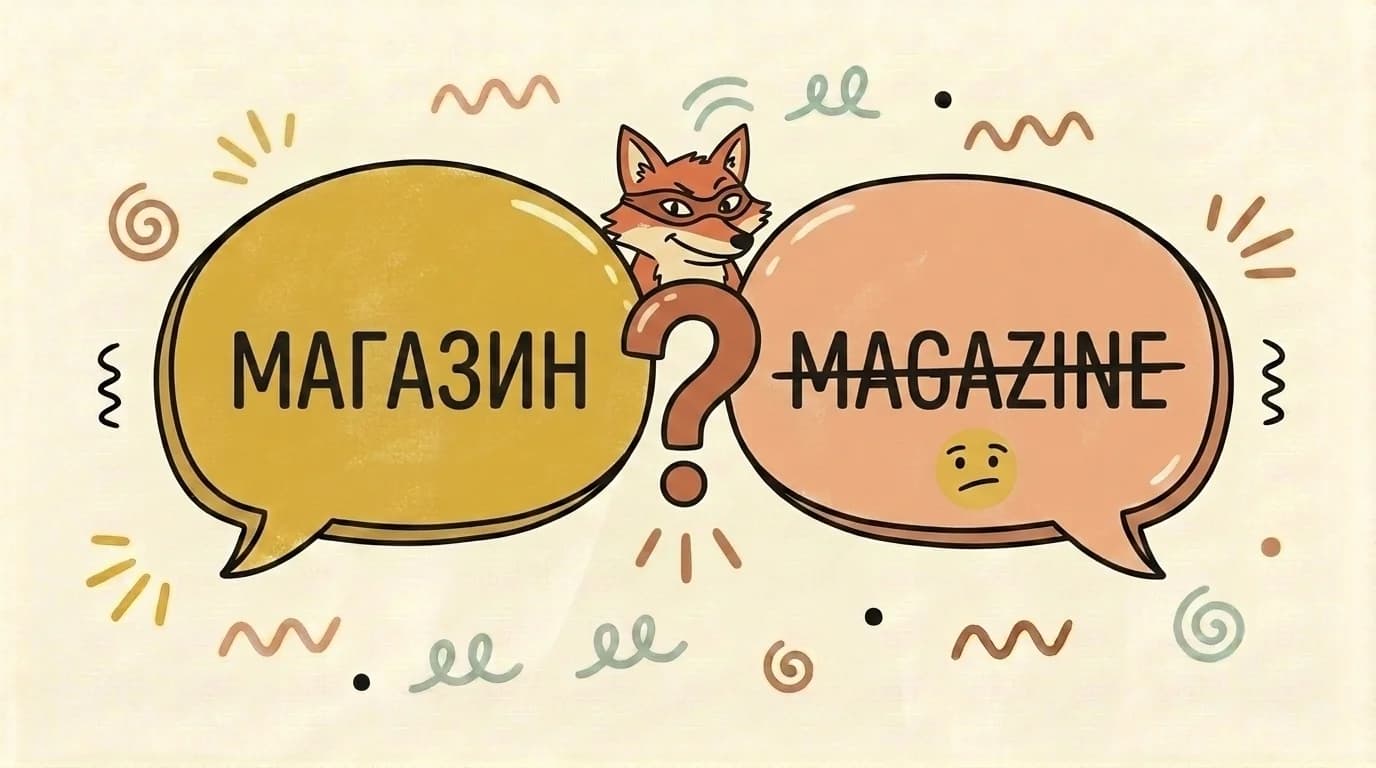 False Friends: Russian Words That Fool English Speakers